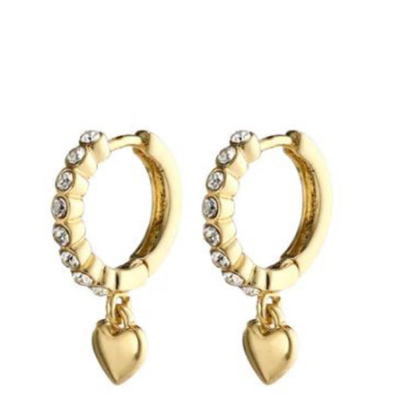 Pilgrim Sophia Gold Small Huggie Hoop Earrings