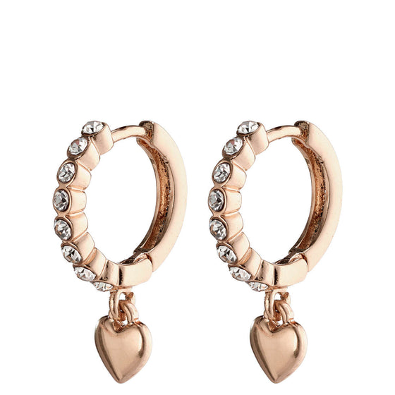 Pilgrim Sophia Rose Gold Hoop Earrings