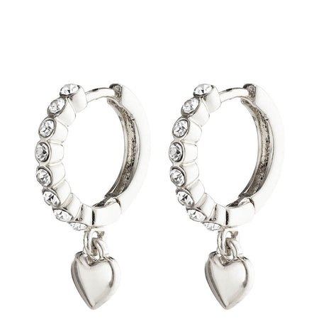 Pilgrim Sophia Silver Small Huggie Hoop Earrings