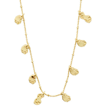 Pilgrim Thankful Gold Coin Necklace