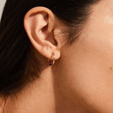 Pilgrim Trudy Small Gold Hoop Earrings