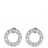 Pilgrim Victoria Silver Small Circle Earrings