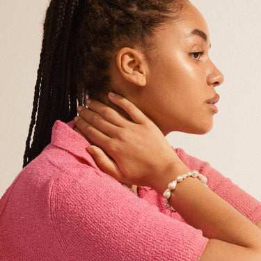 Pilgrim Willpower Pearl Gold Bracelet