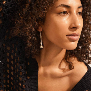 Pilgrim Willpower Pearl Gold Earrings