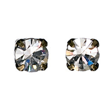 Pilgirm Gold Small Crystal Earrings 
