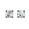 Pilgrim Silver Small Crystal Earrings