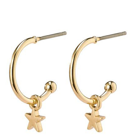 Pilgrim Ava Gold Small Hoop Earrings