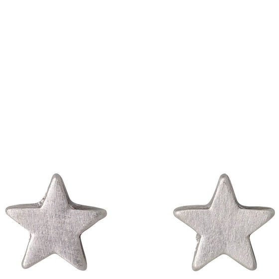 Pilgrim Ava Star Stud Earrings - Silver