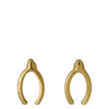 Pilgrim Gold Wishbone Stud Earrings