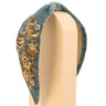 Powder Blue & Gold Velvet Headband