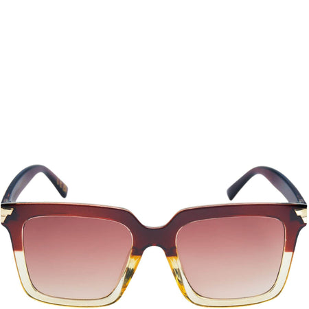 Powder Fallon Sunglasses - Mahogany/Nude