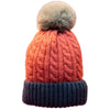 Powder Greta Bobble Hat - Rose Navy