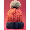 Powder Greta Bobble Hat - Rose Navy