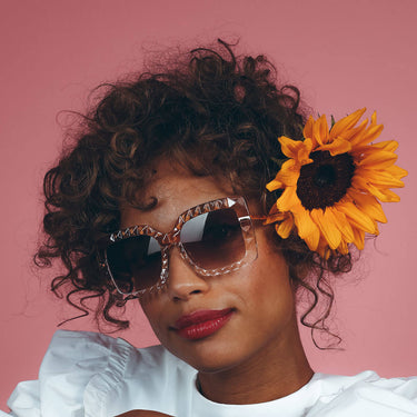 Powder Hayley Sunglasses - Nude