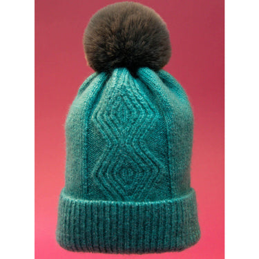 Powder Ingrid Bobble Hat - Teal