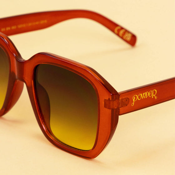 Powder Jolene Sunglasses - Rust