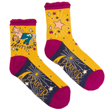 Powder Sagittarius Zodiac Ankle Socks