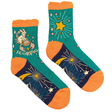 Powder Scorpio Zodiac Ankle Socks