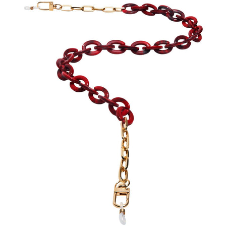 Powder Sunglasses Chain - Block Ruby