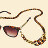 Powder Sunglasses Chain - Wave Tortoiseshell