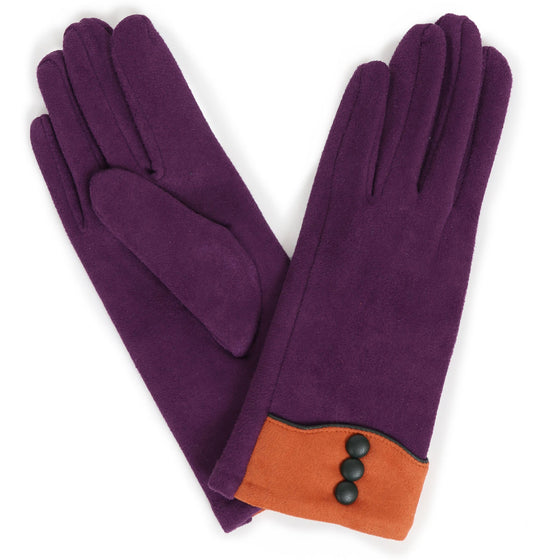 Powder Cassie Gloves - Purple CAS10
