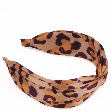 Powder Leopard Headband
