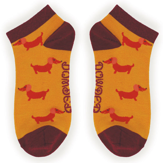 Powder Sausage Dog Trainer Socks
