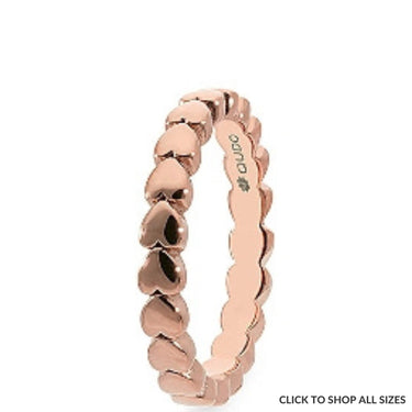 Qudo Calvisi Rose Gold Ring