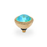 Qudo Fabero 11mm Gold Topper - Laguna Delite