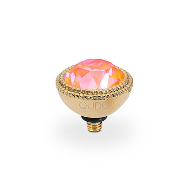 Qudo Fabero 11mm Gold Topper - Orange Glow Delite