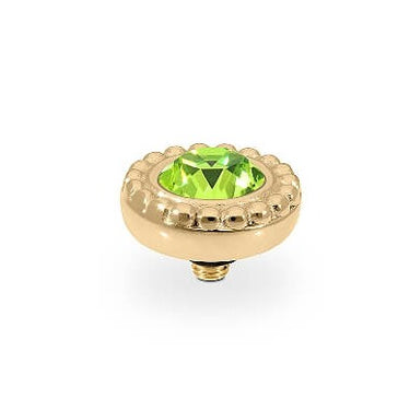 Qudo Ghiare 11mm Gold Topper - Citrus Green