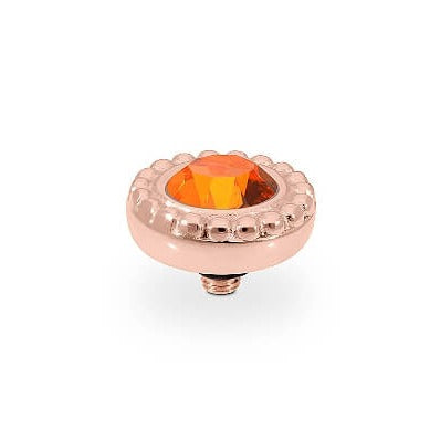 Qudo Ghiare 11mm Rose Gold Topper - Sun