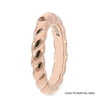 Qudo Lana Ring Band - Rose Gold
