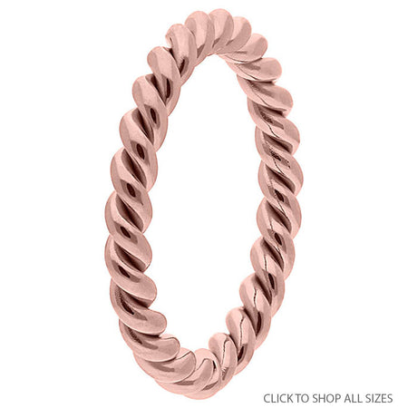 Qudo Legri Ring Band - Rose Gold