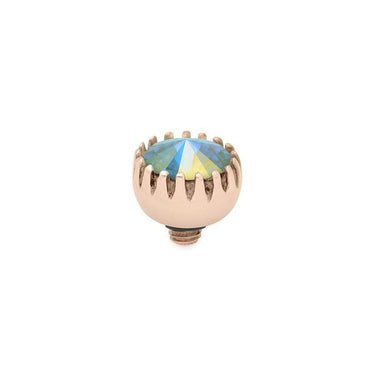 Qudo London 8mm Rose Gold Topper - Aurora Boreale