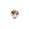 Qudo London 8mm Rose Gold Topper - Black Patina