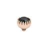 Qudo London 8mm Rose Gold Topper - Jet
