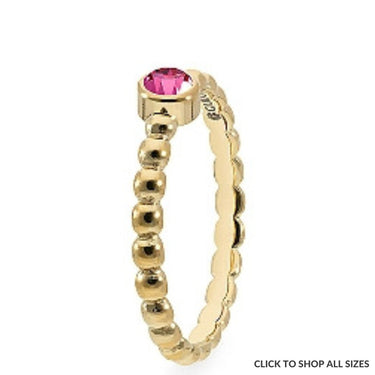 Qudo Matino Deluxe Gold Ring - Rose