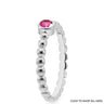 Qudo Matino Deluxe Silver Ring - Rose