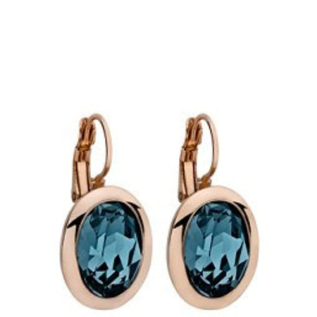 Qudo Tivola Rose Gold Earrings - Montana