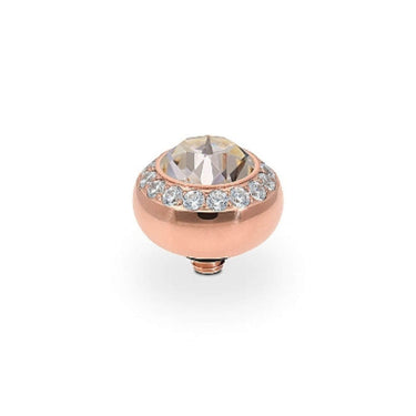 Qudo Tondo Deluxe 10mm Rose Gold Topper - Silk