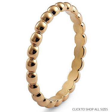 Qudo Matino Spacer Ring - Gold