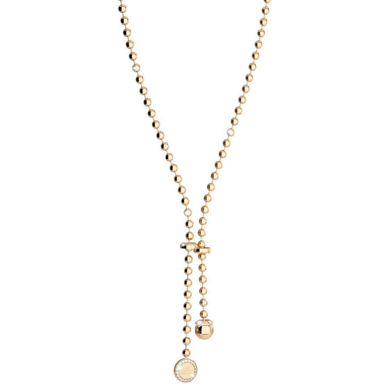 Rebecca Gold Boulevard Necklace - Long Length (fine ball)