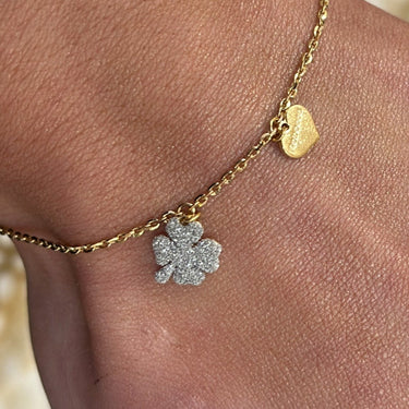 Rebecca Jolie Shamrock Gold Bracelet