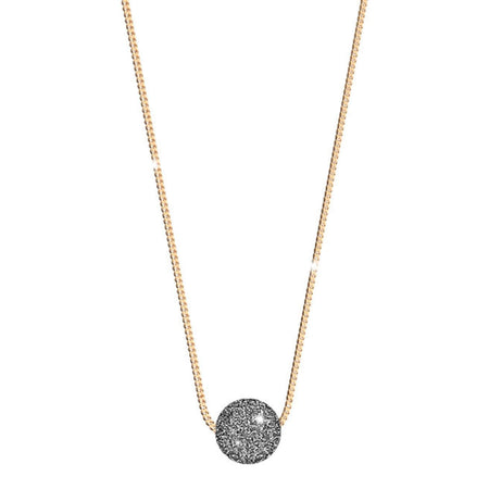 Rebecca Jolie Sphere Pendant Gold Fine Chain Necklace