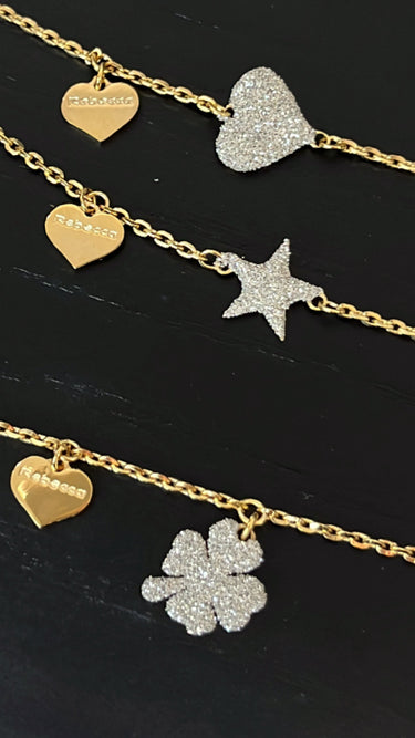 Rebecca Jolie Star Gold Bracelet