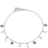 Rebecca Jolie Star & Moon Silver Bracelet