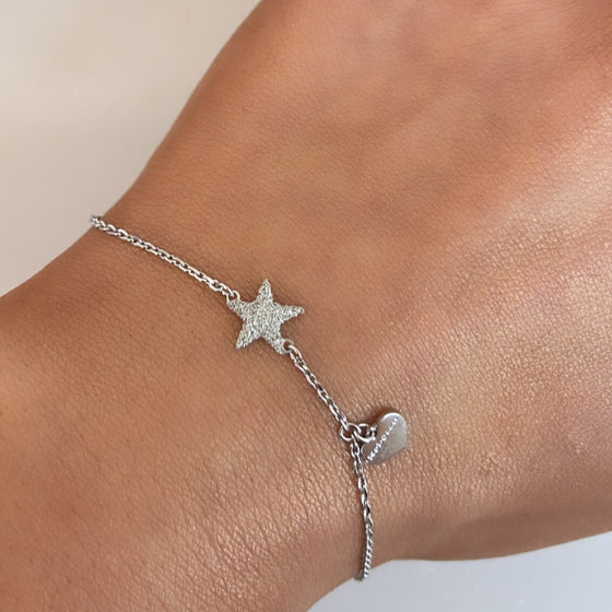 Rebecca Jolie Star Silver Bracelet