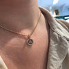 Rebecca My World Rose Gold Small Initial Charm