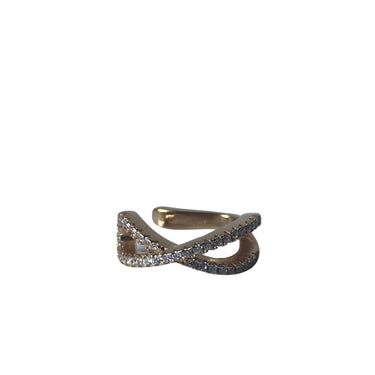 Rebecca Gold Crossover Cuff